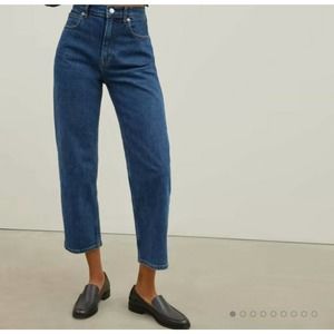 Everlane The Way High Rise Medium Wash organic cotton Jean, 25